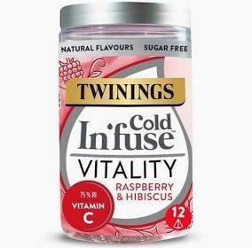 Cold infuse Vitality Raspberry and hibiscus
