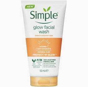 Glow facial wash